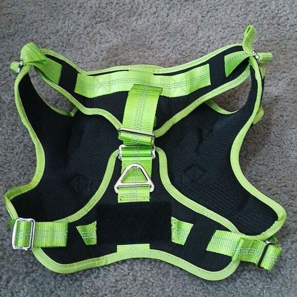 No Pull Dog Harness  Heavy Duty Dog Harness with Handle and Poop Bag Holder Sz M - Picture 9 of 9